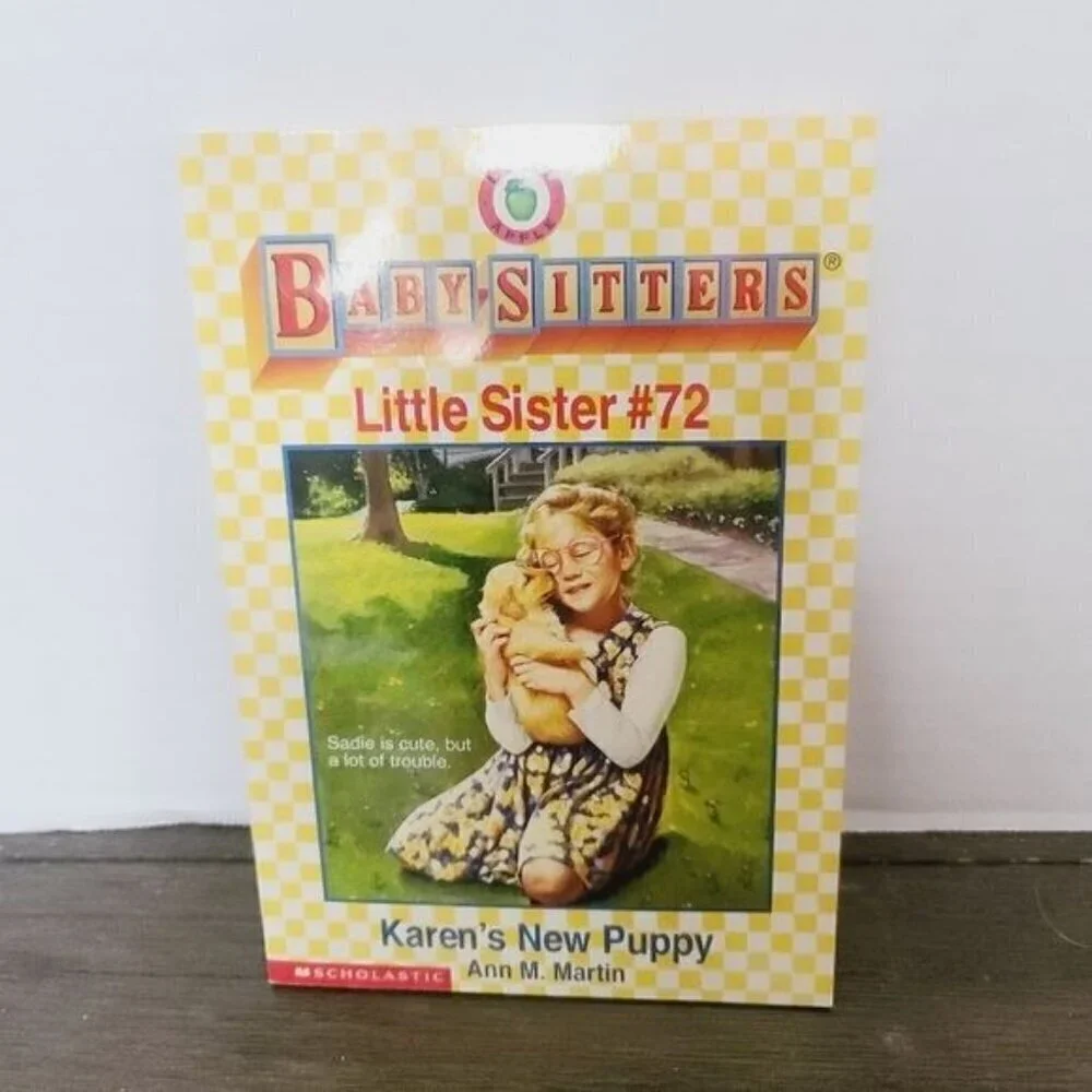 Vintage 90s Babysitters Club Little Sister #72 Karen's New Puppy Book
